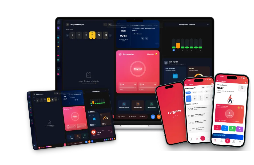 ForgeMe - more than a simple to-do list